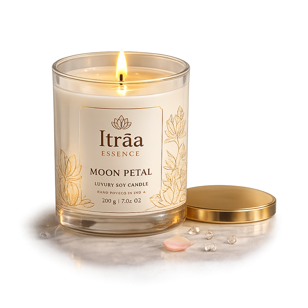 Moon Petal Candle